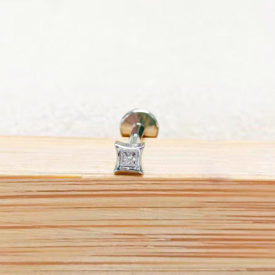 F136 Titanium Zircon Pendant Tragus Stud Cartilage Piercing Jewelry