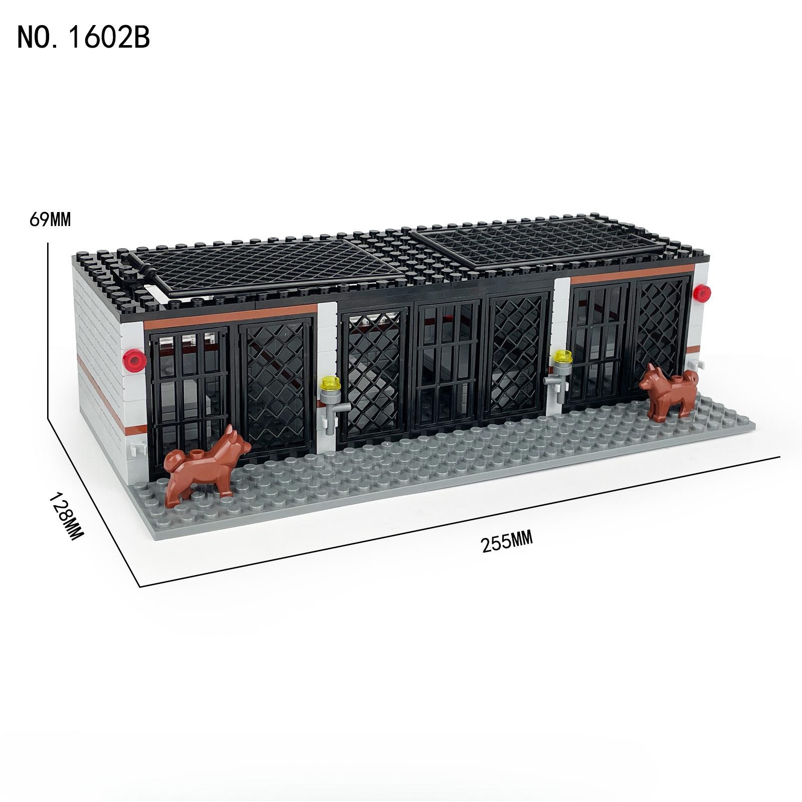 

1602B Тюрьма-пещера «Скорпион» Маленькая гранулированная камера Модель заключенного Полицейский участок Маленькая тюрьма Клетка из колючей проволоки Аксессуары для мужчин