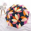 1pc Floral Pattern Automatic Open/close Folding Compact Umbrella, 8-Rib Sturdy Canopy, Lightweight Portable, Everyday Use, Gift, Outdoor Umbrella, Tra