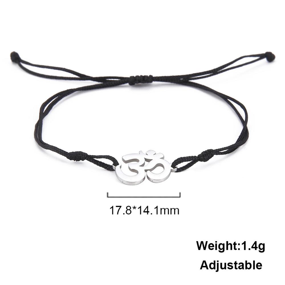 

Cazador Stainless Steel Buddhism Hindu Yoga Om Hand Bracelet for Women Girls Wedding Birthday Gifts Charm Jewelry Wholesale 2025 17 -22 cm