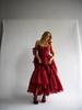 2026 European-American Fishbone Evening Gown: Women's Lace-up Puffy Skirt Dress