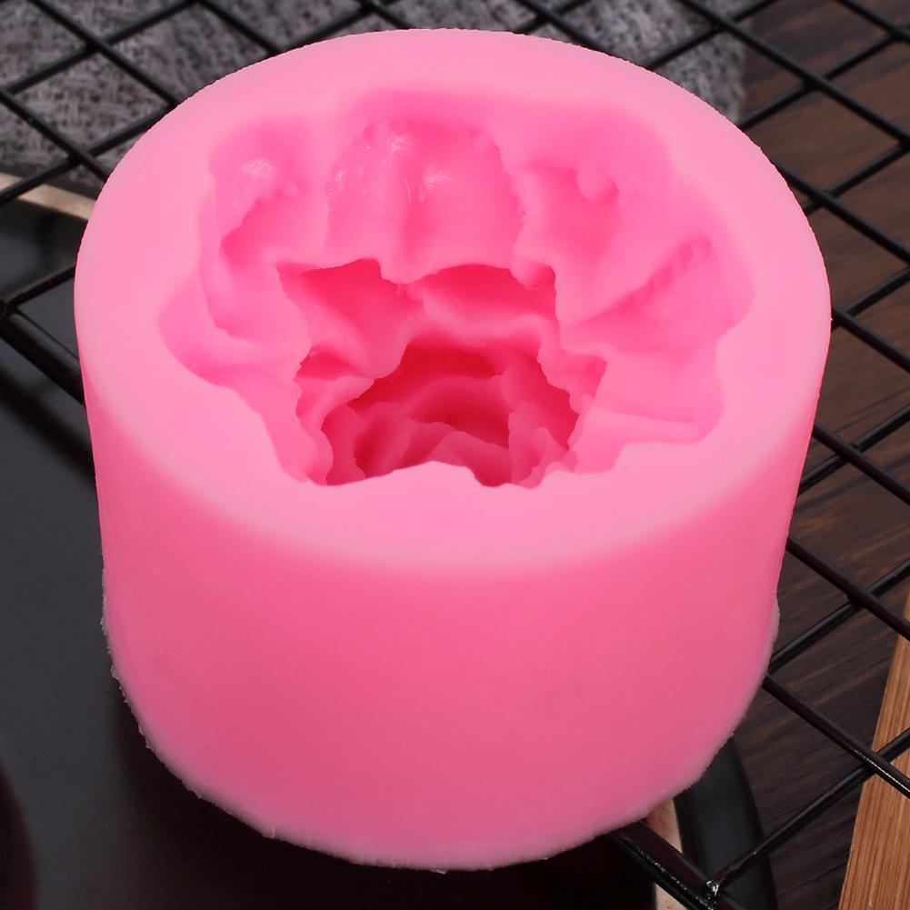 Carnation Flower Shape Silicone Mold for Fondant Cream Chocolate Peony Mousse Cake Mould
