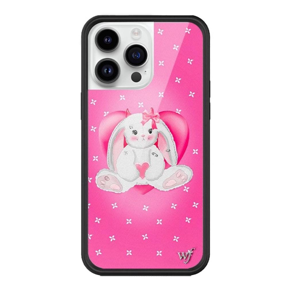 

Wildflower 3D WF Mushroom Rabbit New Phone Case for iPhone 17 pro 12 13 14 15 16 Pro Max Plus INS Cartoon Cover Butterfly Elf for iphone 14