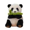 Cartoon Bamboo Flute Panda Plush Toy Zoo Souvenir Event Ornaments National Treasure Panda Gift