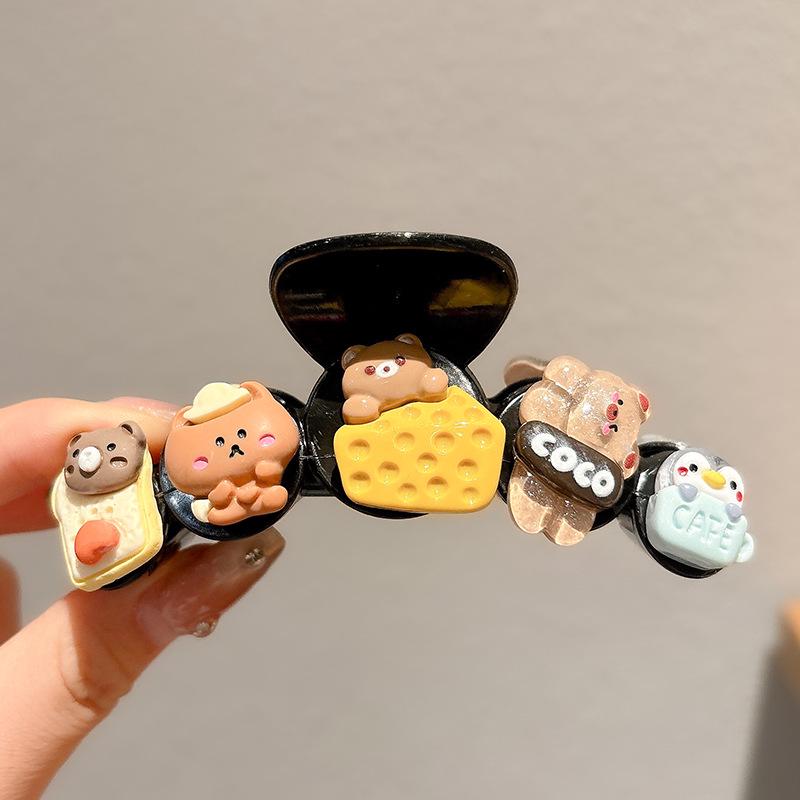 Elegant French Retro Small Shark Hair Clip for Thin Hair