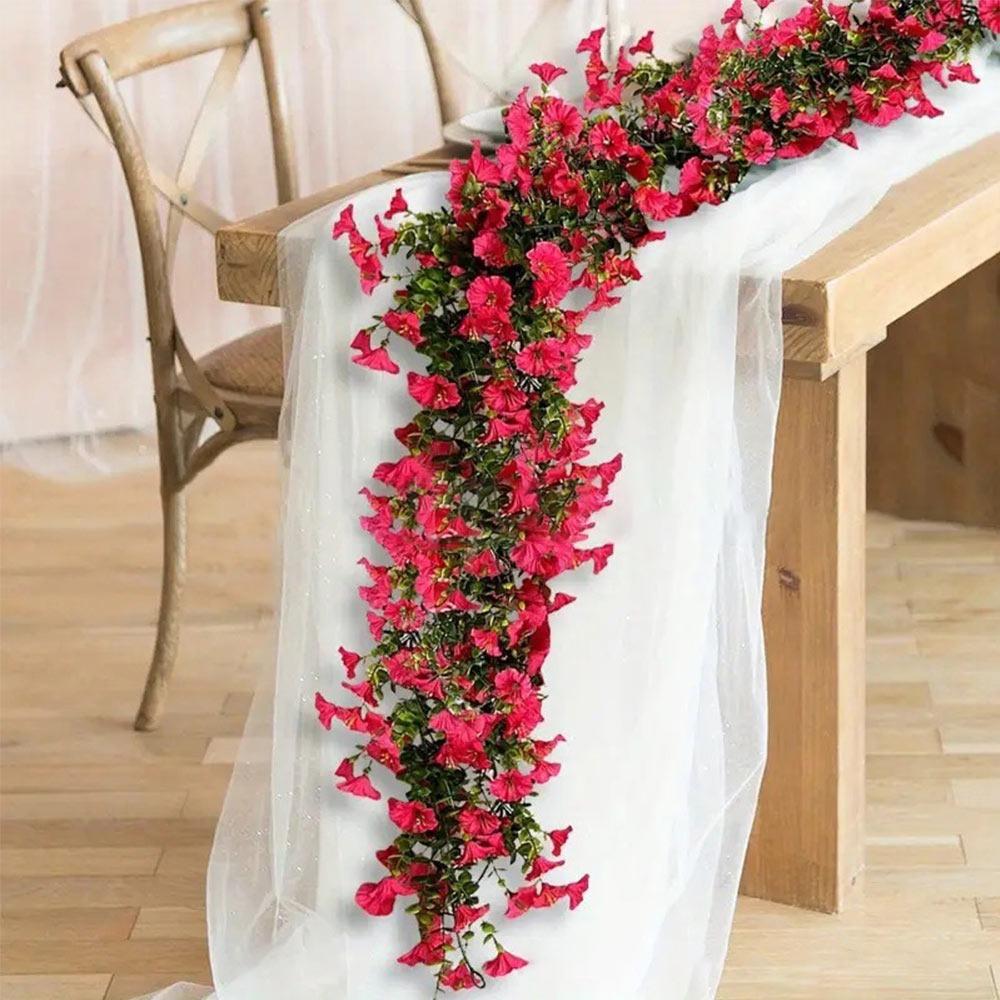 

Multicolor Morning Glory Artificial Flower DIY Accessories Simulation Eucalyptus Leaves Green Leaves Fake Flower розы красного