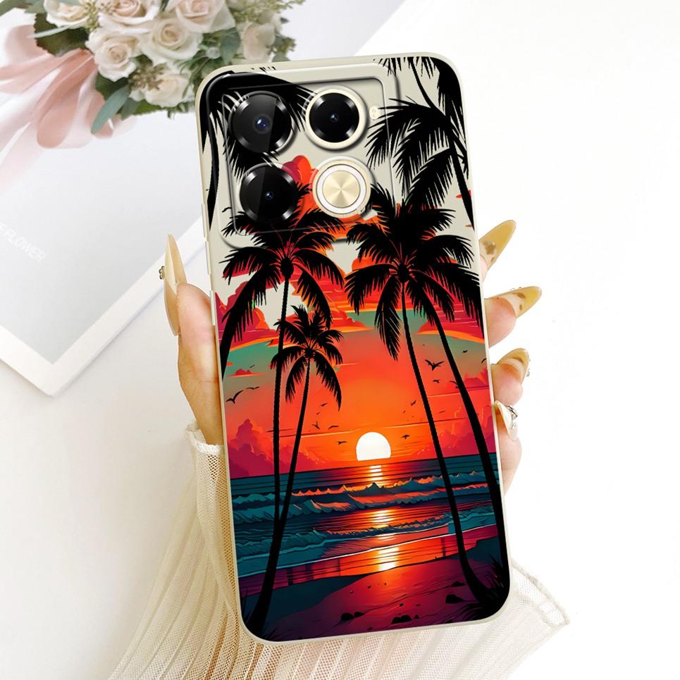 Cat Chinese Loogn Dragon Cartoon Painting Casing For infinix Note 40 Pro 4G 5G Soft Matte Silicone Phone Case Infinix Note 40x