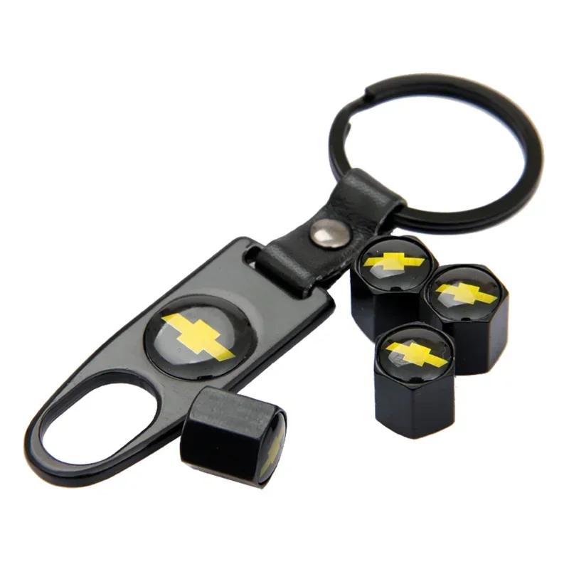 Car Wheel Metal Alloy Valve Caps For Chevrolet Cruze Malibu Spark Orlando Aveo Captiva Optra Trax Lacetti Tire Modification