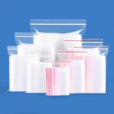 Transparent PE Self Sealing Bag Thick 0.12 Sealed Waterproof Tea Nut Clothing Sack Large Food Preservation  Plastic Packaging Pocket