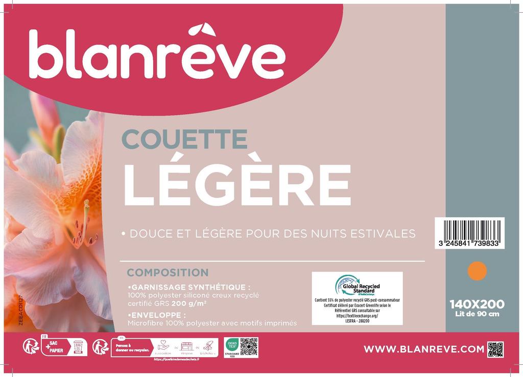 Duvet - 140 X 200 Cm - BLANREVE - Lightweight - 200gr/m² - Printed Patterns