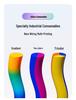 PLA Silk Dual-Color 3D Printer Filament, 1.75mm Rainbow Gradient, Matte, 1kg - Compatible with Creality Printers