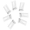 10pcs Greenhouse Base Clips Sliver Metal Fixings Attaches Kit Tool