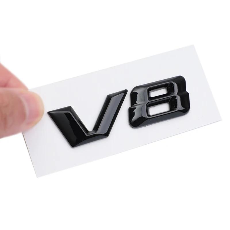 3D ABS Chrome Letters Car Fender Badge Sticker V12 V8 Emblem Logo For Mercedes Maybach S600 W222 S500 W140 CL600 M275 CLS63