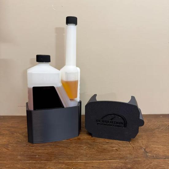 1/4Pcs Magnetic Diesel Additive Holder Heavy Duty Car Truck Diesel Treatment Bottle Organizer Storage Rack for Kitchen Bottles Pantry Organization