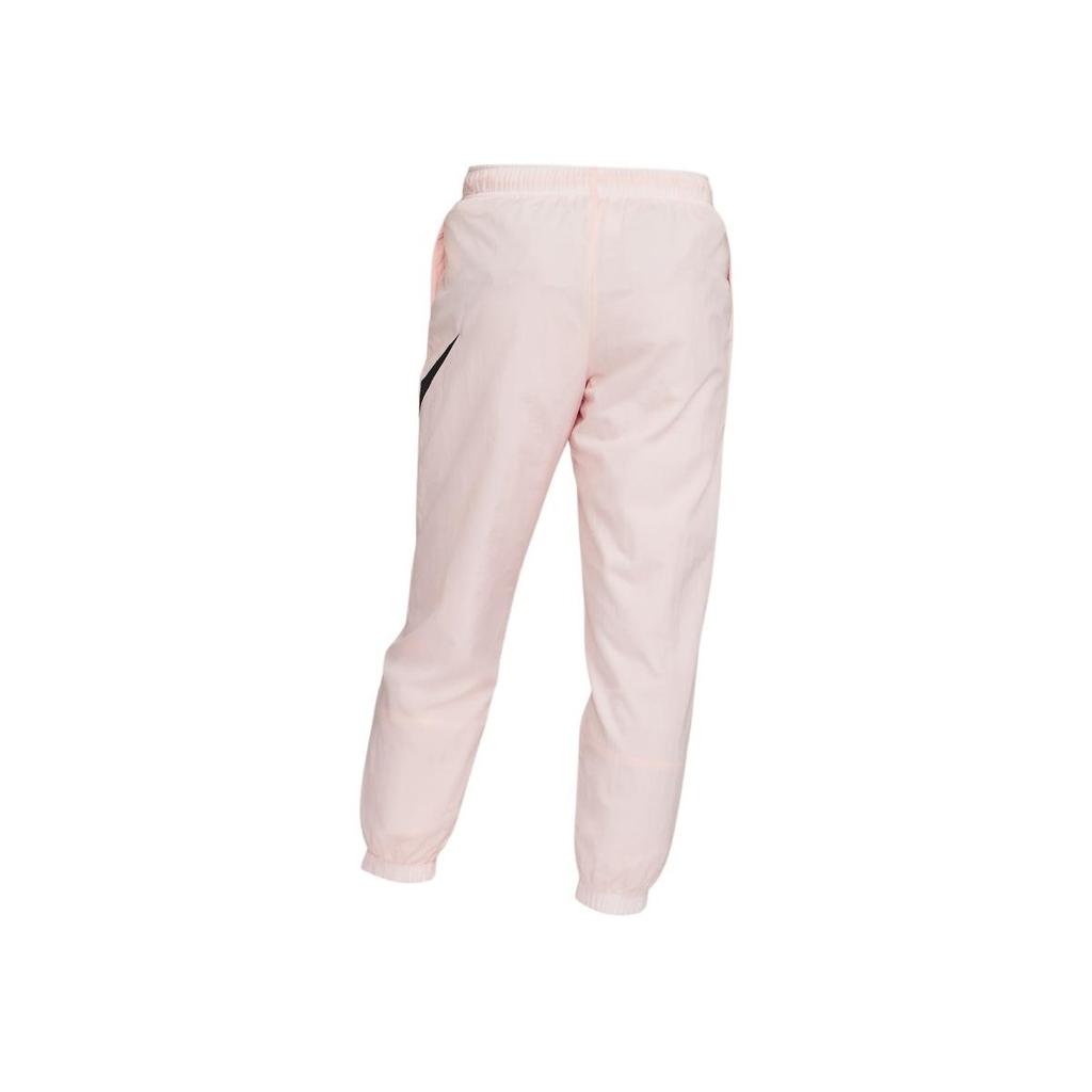 Nike Solid Color Print Logo Drawstring Joggers Women Bottoms Pink DM6183-610