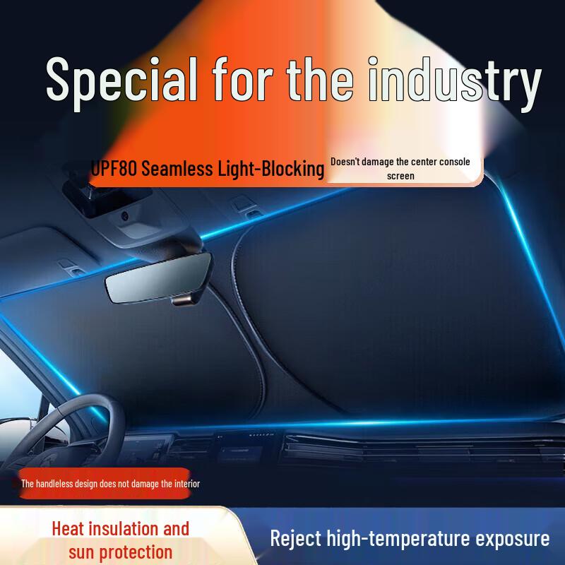 Car Sunshade & Heat Insulation: Sun Visor, Curtain, Windshield Shade, Umbrella, Cover, Panel, Cloth