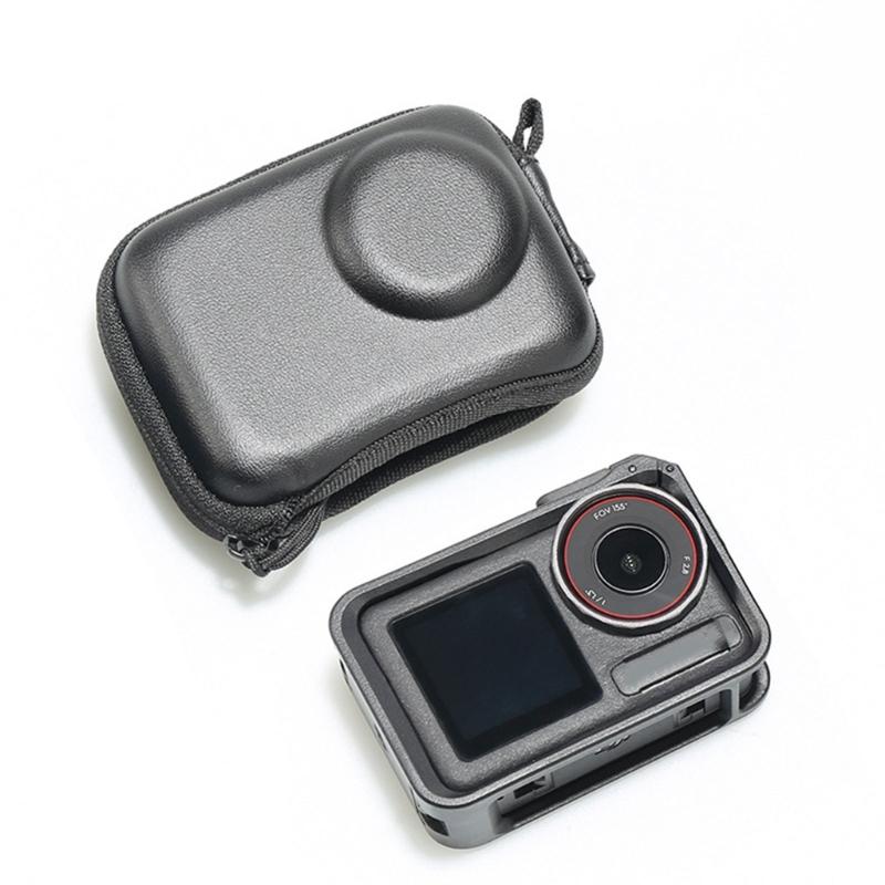 Mini Bag Case for Action 5pro/4/3 Camera with Rubber Lens Caps Cover Portable Storage Box Accessory