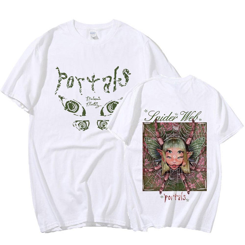 Melanie Martinez Portals Tour T Shirt Men Women Cotton Casual Short Sleeve T-shirts Oversized Harajuku Aesthetic T Shirts Couple