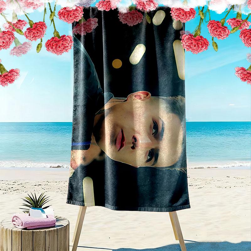 Enzo Art Print Beach Towel, Large Soft Quick Dry Towel for Beach Camping Swimming