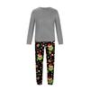 Christmas Prints Family Matching Long Sleeve Tops+Pants Set Family Matching Sets