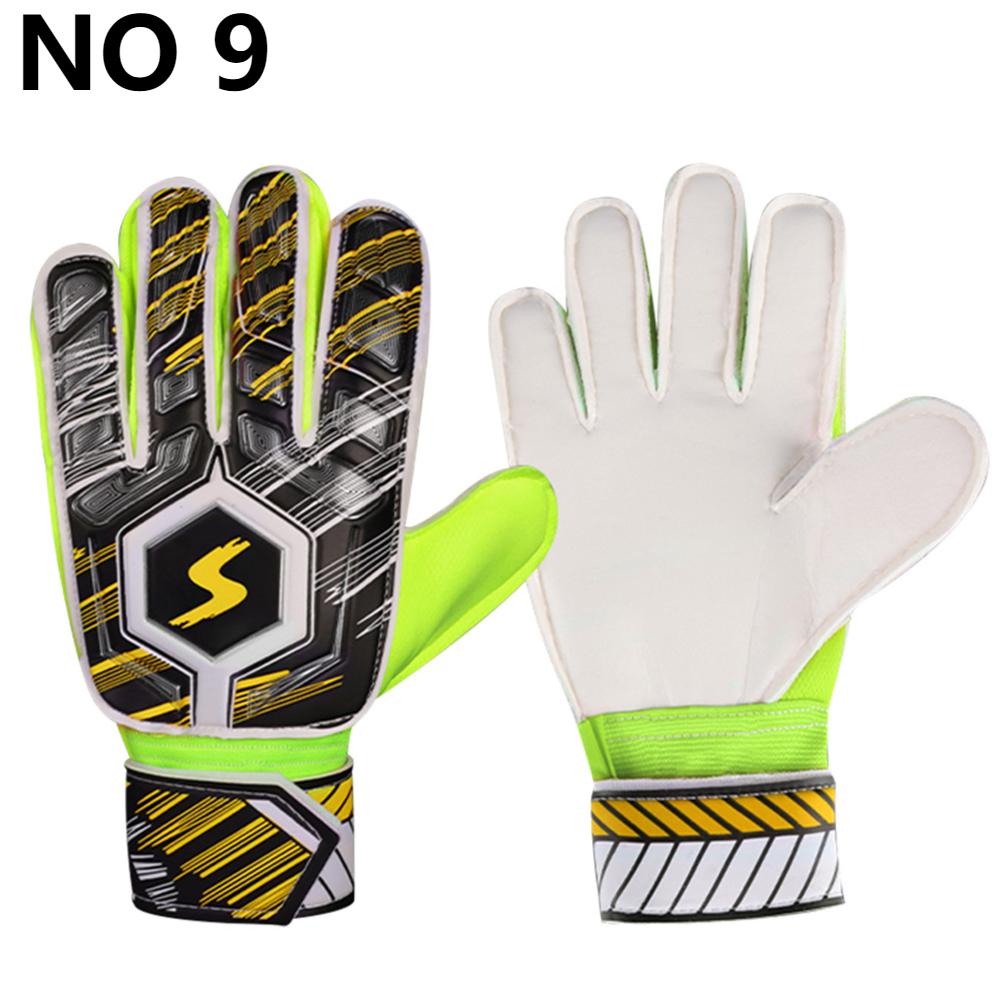 Soccer Goalkeeper Gloves Thickened Training Football Gloves Full Finger Hand Protection Breathable for Adults Children Teenagers