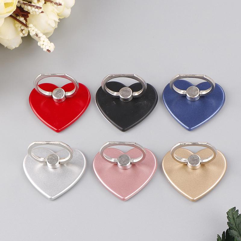 1Pc 360 Degree Heart Phone Holder Holder For Phone Ring Handset Bracket