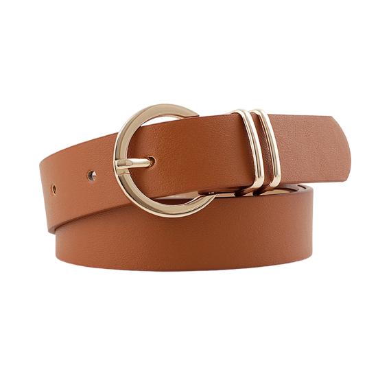 Damen Gürtel Verstellbare Länge Kunstleder Gürtel Jeans Kleider Hemden Pullover Bund Vielseitig Einfarbige Taillengürtel