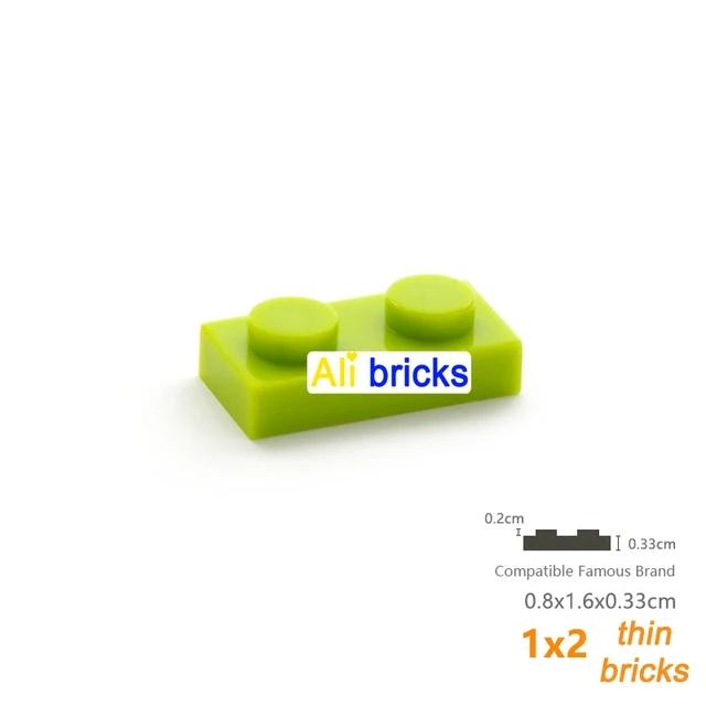 50buc MOC 3023 Placă 1 x 2 High-tech Cărămizi Compatibile DIY Asamblare Blocuri de Construcție Particulă Jucărie Creier Cadou Puzzle Copil
