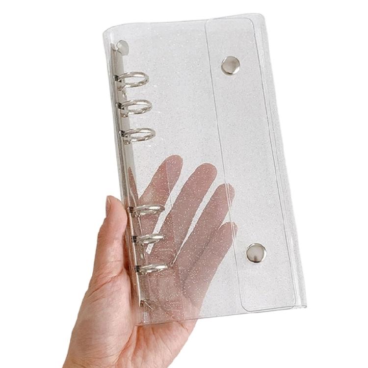 

6 Hole PVC Binder Cover 6 Holes Punched Photo Album Covers 6 Rings PVC Card Folder Covers for Office School Supplies