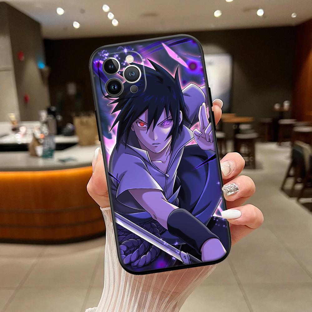 RA28 Naruto Uchiha Sasuke Phone Case for Samsung Galaxy S20 S21 S22 Ultra FE + Plus A21S A22 A24 A25 A26 A30 A30S A31