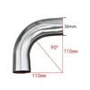 Stainless Steel 304 Elbow 90 Degree Pipe Exhaust Tube Bend Mandrel 19mm-51mm OD