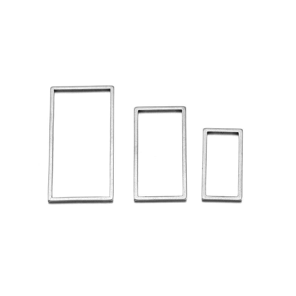 Stainless Steel DIY Pendant Frame for Jewelry Neckties