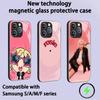 INS R-ROSIES Phone Case For iPhone 17 Air 16 E 15 14 13 12 11 Plus Mini Pro Max Glass Magnetic Case