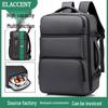 Expandable Oxford Cloth Backpack with Shoe Compartment, Travel and Business Laptop Bag, Large Capacity, Multifunctional Design