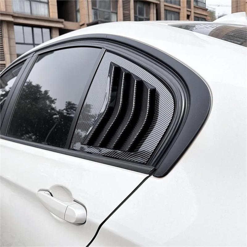 Car Rear Side Window Shutter Trim Windshield Shade Blind Cover For BMW 3 Series F30 F31 F35 318i 320i 325i M Sport 2013-2019