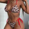 Damen Sexy Print Badeanzug Set Aus Polyesterstoff Für Wassersport Und Poolpartys