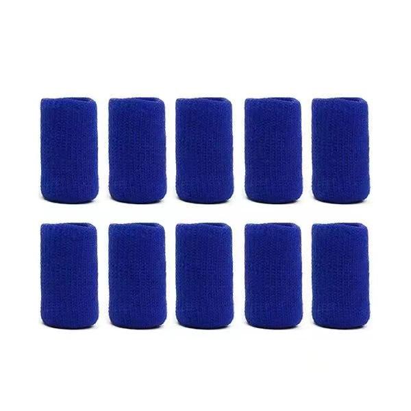 10Pcs Comfortable Finger Brace Splint Sleeve Thumb Support Protector Elastic Breathable Stabilizers for Golf