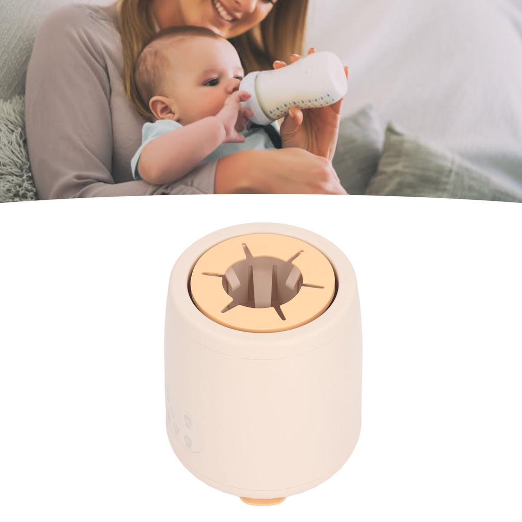 Automatic Baby Milk Bottle Shaker Hting 5 Levels Timing 360 Degree Rotating USB Rechargble Baby Milk Bottle Mixer