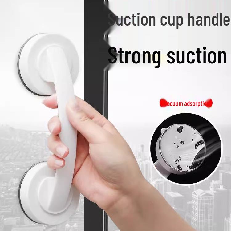 Self-Adhesive Suction Cup Glass Door Handle for Sliding Doors, Cabinets, Drawers, Wardrobes, and Refrigerators