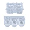 Handicrafts Soap Candle Resin Casting Mold DIY CraftsJewelry Mold Handmade 3D Bear for Doll Mold Aroma Plaster Silicone
