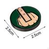 Funny Middle Finger Theme Golf Ball Marker Men Women Diameter 2.5cm Premium