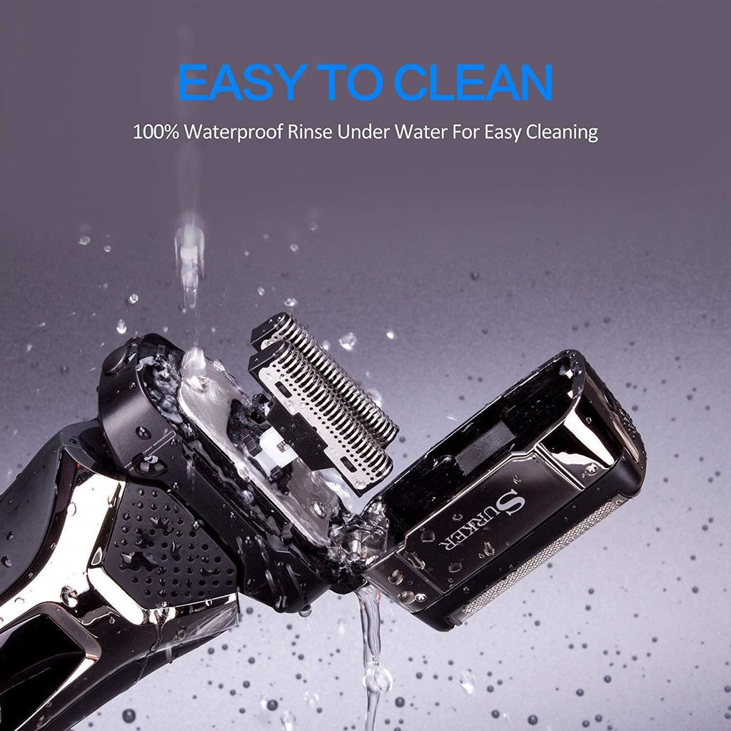 Smart Rechargeable LCD Electric Shaver for Men, RSCW-9008