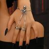 Gothic Skeleton Hand Bracelet – Exaggerated Halloween Jewelry for Costume & Party Decor