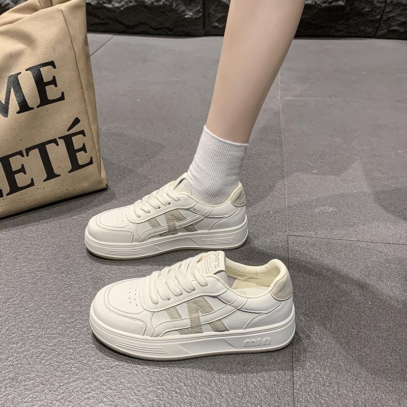 Small man thick sole heightening Forrest Gump shoes women's 2025 new little white shoes casual fashion versatile breathable net shoes sports
