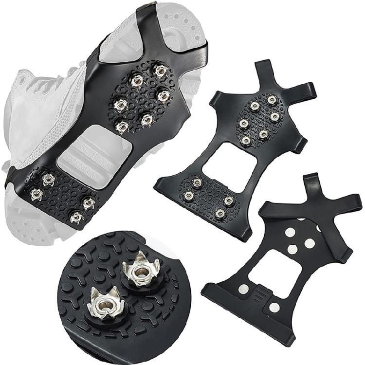 Anti Slip Traction Cleats for Ice and Snow Steel Ice Spikes Ice Cleats Crampons
