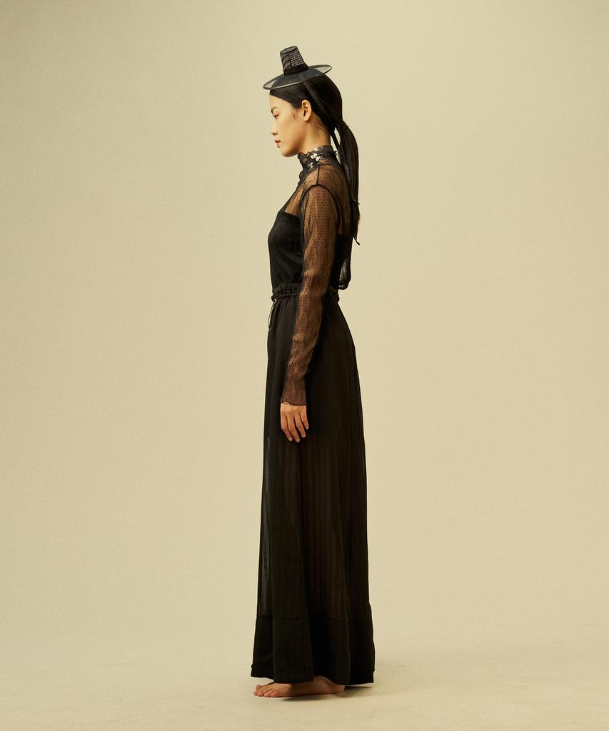 JOSUN String Wide Pants