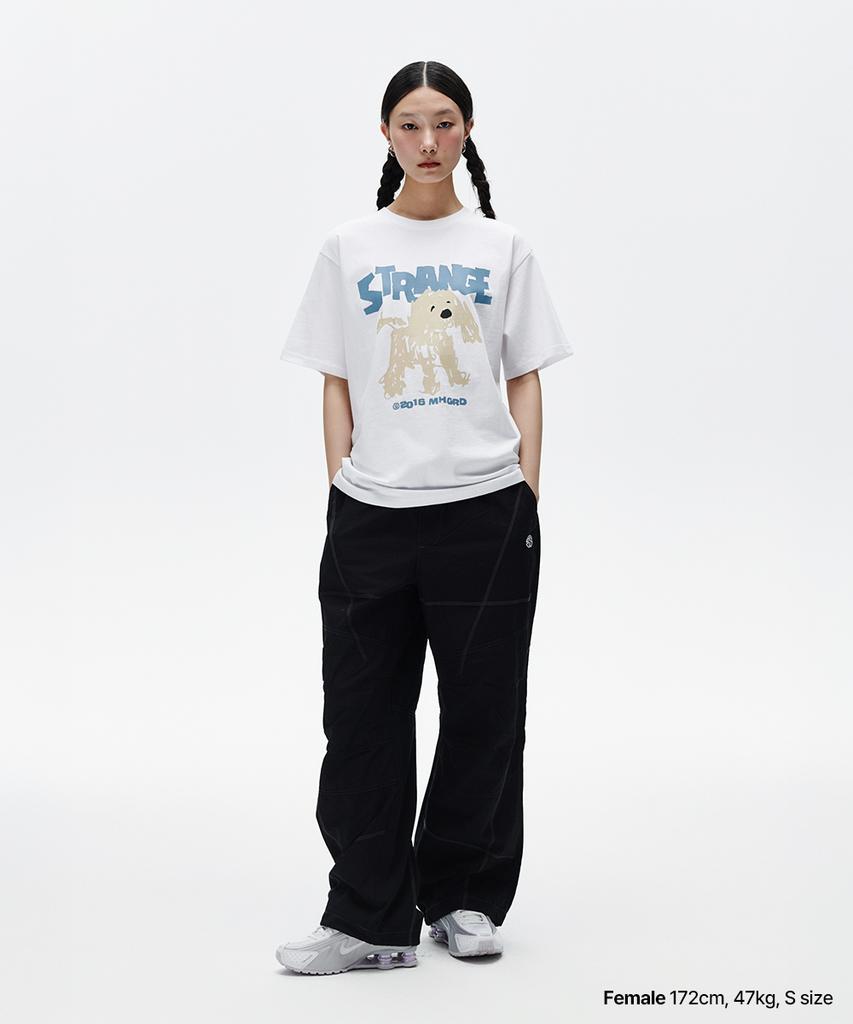 MAHAGRID Strange Puppy Tee Black(Mg2Fmmt506A)