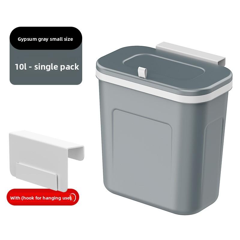 Wall-mounted Trash Can for Household Toilets and Kitchens. Hangable Model. Easy To Clean. Toilet Room Model. Garbage Can with Lid.