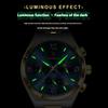 Top Brand New Chronograph  Fashion Watch Luminous Waterproof Men's Wrist Watch