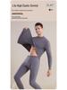 Herren Thermounterwäsche-Set mit Fleecefutter - Extra dick, wärmespeichernd, ideal für Herbst und Winter, perfekt für mittelalte und ältere Menschen